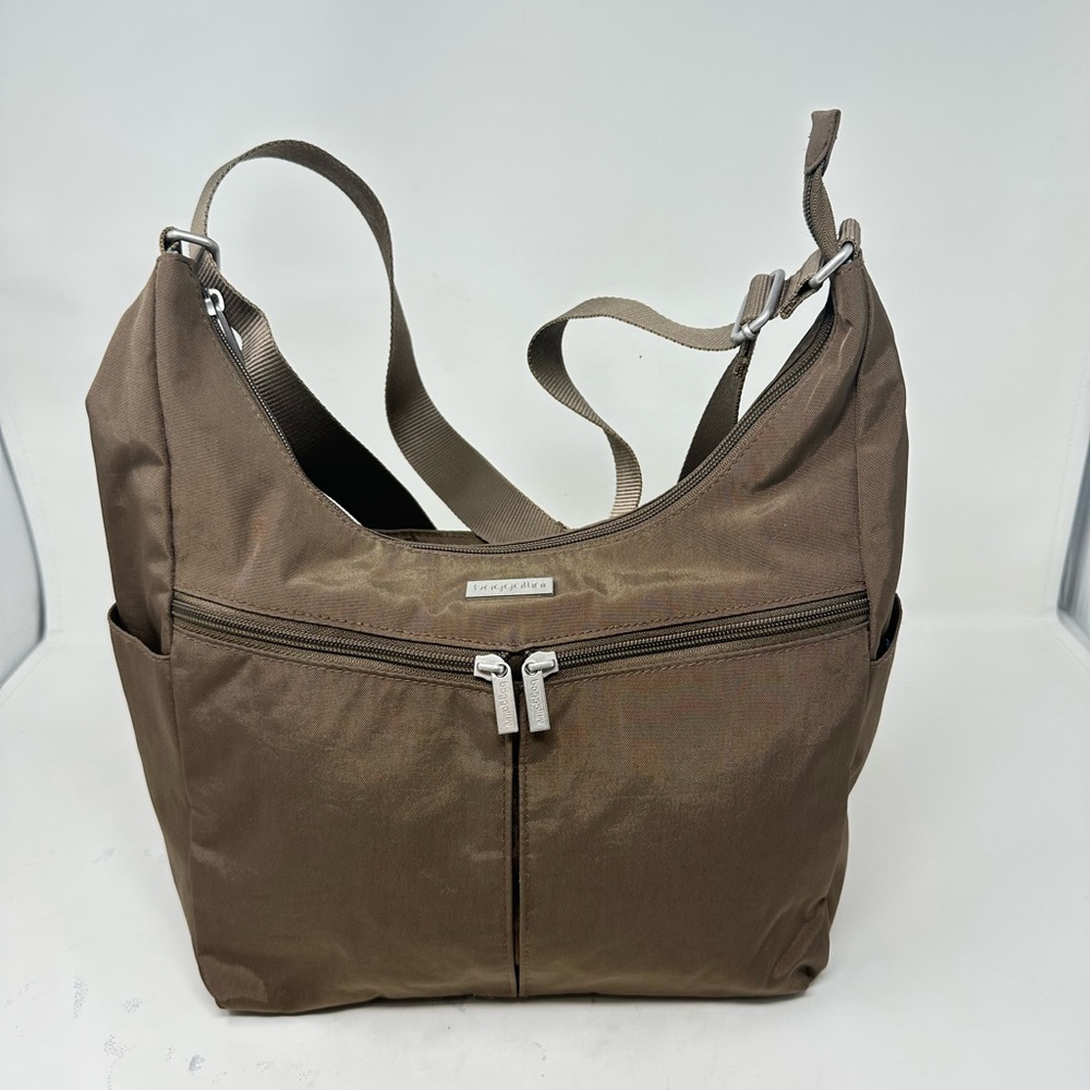 Baggallini Women's Anti-Theft Essentials East/West Hobo Handbag